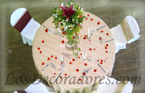 Decoraci�n de mesas