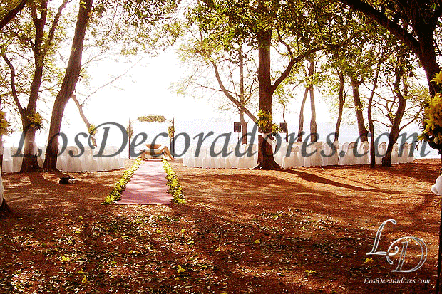 Decoraci�n de boda en la playa por LosDecoradores.com